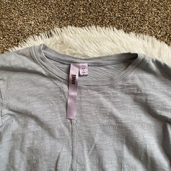 Wilt Raw Hem Asymmetrical Top Cotton Stretchy Womens Size Small - Picture 4 of 8